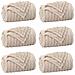 Coperte da Pile 6 pcs Beige 240 x 220 cm Panno - Foto miniatura 1
