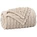 Coperte da Pile 6 pcs Beige 240 x 220 cm Panno - Foto miniatura 4