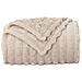 Coperte da Pile 6 pcs Beige 240 x 220 cm Panno - Foto miniatura 5