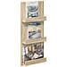 Scaffale per riviste Rovere Sonoma 43 x 11 x 102 cm - Foto miniatura 3