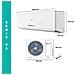 Climatizzatore 12000BTU V5 A+++ / A++ Inverter WI-FI CLIMA00063 - Foto miniatura 1