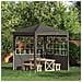 Parete per tenda da festa 2 pcs 200 x 195 cm Antracite - Foto miniatura 2