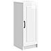 Credenza Bianco Lucido 33 x 34,5 x 87 cm Legno ingegnerizzato - Foto miniatura 1