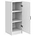Credenza Bianco Lucido 33 x 34,5 x 87 cm Legno ingegnerizzato - Foto miniatura 3