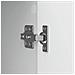 Credenza Bianco Lucido 33 x 34,5 x 87 cm Legno ingegnerizzato - Foto miniatura 7