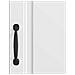 Credenza Bianco Lucido 33 x 34,5 x 87 cm Legno ingegnerizzato - Foto miniatura 8