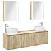 Set di Armadi da Bagno 5 pcs Rovere Sonoma Legno ingegnerizzato - Foto miniatura 1