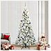 Albero di Natale Artificiale con Rami Pieghevoli Bianco 240 cm - Foto miniatura 2