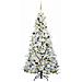 Albero di Natale Artificiale con Rami Pieghevoli Bianco 240 cm - Foto miniatura 3