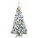 Albero di Natale Artificiale con Rami Pieghevoli Bianco 240 cm - Foto miniatura 4