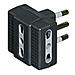 Adattatore Triplo 4 Uscite Nero - Foto miniatura 1