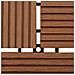 Set 11 Piastrelle in WPC 30 x 30 cm 1 mq Marrone - Foto miniatura 4