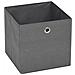 Contenitori 4 pz in Tessuto non Tessuto 32x32x32 cm Grigio - Foto miniatura 6