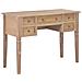 Scrivania Marrone 109,5x45x77,5 Cm In Legno - Foto miniatura 1