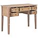 Scrivania Marrone 109,5x45x77,5 Cm In Legno - Foto miniatura 2
