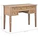 Scrivania Marrone 109,5x45x77,5 Cm In Legno - Foto miniatura 14