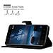 Custodia Compatibile Con Nokia 8 In Nero Carbone - Coperchio Protettiva Con Chiusura Magnetica, Funzione Stand E Tasca Per Le Carte - Foto miniatura 6