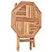 Tavolo Da Giardino Pieghevole 45x45x45 Cm In Legno Di Teak - Foto miniatura 4