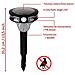 Repellente Per Uccelli Solari Con Flash 270 ° - 4 Led - Sonic 115 - Foto miniatura 4