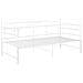 Telaio Divano Letto Estraibile Bianco In Metallo 90x200 Cm - Foto miniatura 5