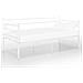 Telaio Divano Letto Estraibile Bianco In Metallo 90x200 Cm - Foto miniatura 1