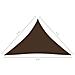Parasole a Vela Oxford Triangolare 5x5x6 m Marrone - Foto miniatura 6