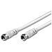 Cavo coassiale satellitare antenna parabola 2 spine tipo F - 1,5 mt - Foto miniatura 2