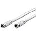 Cavo coassiale satellitare antenna parabola 2 spine tipo F - 1,5 mt - Foto miniatura 1