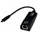 EX-1318 USB 3.1 C-male RJ-45 Nero cavo di interfaccia e adattatore - Foto miniatura 1
