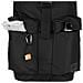 2530-00440 Zaino Per Tempo Libero Unisex-adulto 2 Tasche Frontali Con Cerniera Nero - Foto miniatura 3