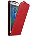 Custodia Compatibile Con Motorola Moto G5s Plus In Rosso Mela - Coperchio Protettivo In Design Flip Con Chiusura Magnetica - Foto miniatura 1