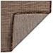 Tappeto Da Esterni A Tessitura Piatta 100x200 Cm Marrone - Foto miniatura 2
