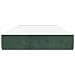 Materasso A Molle Verde Scuro 90x200x20 Cm In Velluto - Foto miniatura 2