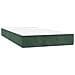 Materasso A Molle Verde Scuro 90x200x20 Cm In Velluto - Foto miniatura 1