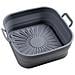 Stampo In Silicone Pieghevole Quadrato Per Friggitrice Ad Aria 17,5 Cm Grey - Foto miniatura 1