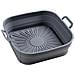 Stampo In Silicone Pieghevole Quadrato Per Friggitrice Ad Aria 17,5 Cm Grey - Foto miniatura 6