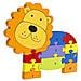 Puzzle Con Numeri Del Leone - Giocattolo Educativo Per Bambini Da 1 A 3 Anni Per Imparare Ed Esercitarsi A Contare Con Grandi Pezzi Di Legno - Foto miniatura 1