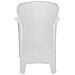 Sedia Da Esterno Como, Seduta Da Giardino, Poltrona Outdoor Effetto Rattan, 100 % Made In Italy, 60x58h89 Cm, Bianco - Foto miniatura 4