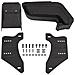 Bracciolo per Auto Universale Nero 14x30x (32-48,5) cm in ABS - Foto miniatura 1