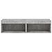 Mobili Tv Con Luci Led 2pz Grigio Cemento 60x30x30 Cm - Foto miniatura 8