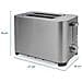 01.142400.01.001 Tostapane Inox 2 fette - Foto miniatura 14