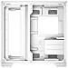 C8 WHITE Full Tower Bianco - Foto miniatura 11