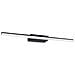 Applique Da Parete Contemporanea Riflesso Metallo Nero Led 17w 3000k Ip44 - Foto miniatura 1