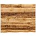 Piano Tavolo Bordi Vivi 90x80x3,8cm Legno Massello Mango Grezzo - Foto miniatura 1