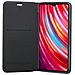 Custodia Per Xiaomi Redmi Note 8 Pro Folio Portacarte E Supporto Video, Nero - Foto miniatura 4
