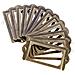 Etichette In Metallo Con Porta Etichette Per Cassetti Porta Etichette Da 12 Pezzi Bronze - Foto miniatura 2