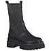 Black Casual Closed Booties Stivaletti Sintetico E Tessile Scarpe Donna Nero Eu 39, 2-26821-29 098 - Foto miniatura 2