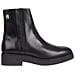 Crepe Look Ankle Boot Stivaletti Pelle Scarpe Donna Nero Eu 40, Fw0fw07437 Bds - Foto miniatura 2