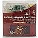 Serie Luci Led Natale Luce Calda A Batteria - Foto miniatura 1