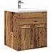 Mobile Da Bagno Legno Antico 41x38,5x46 Cm In Truciolato - Foto miniatura 1